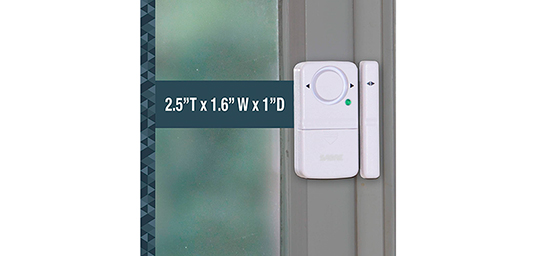 Alarme magnétique pour porte et fenêtre (Par 2)