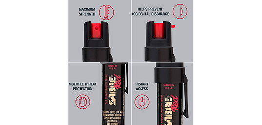 2en1 Pepper Spray + Clip