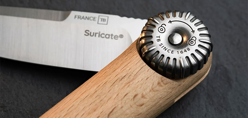 Couteau De Sculpteur Stubai 5mm – Argent/Beige – Idéal Linogravure Et Sculpture Fine